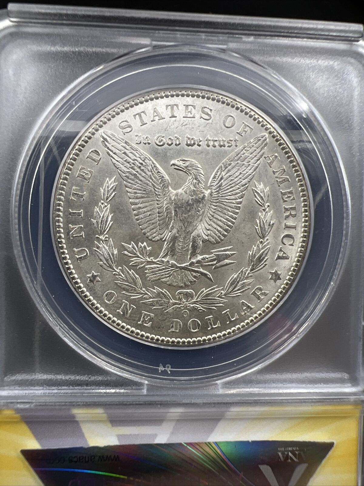 1902 O $1 Morgan silver Dollar Coin Choice BU UNC ANACS MS63 graded