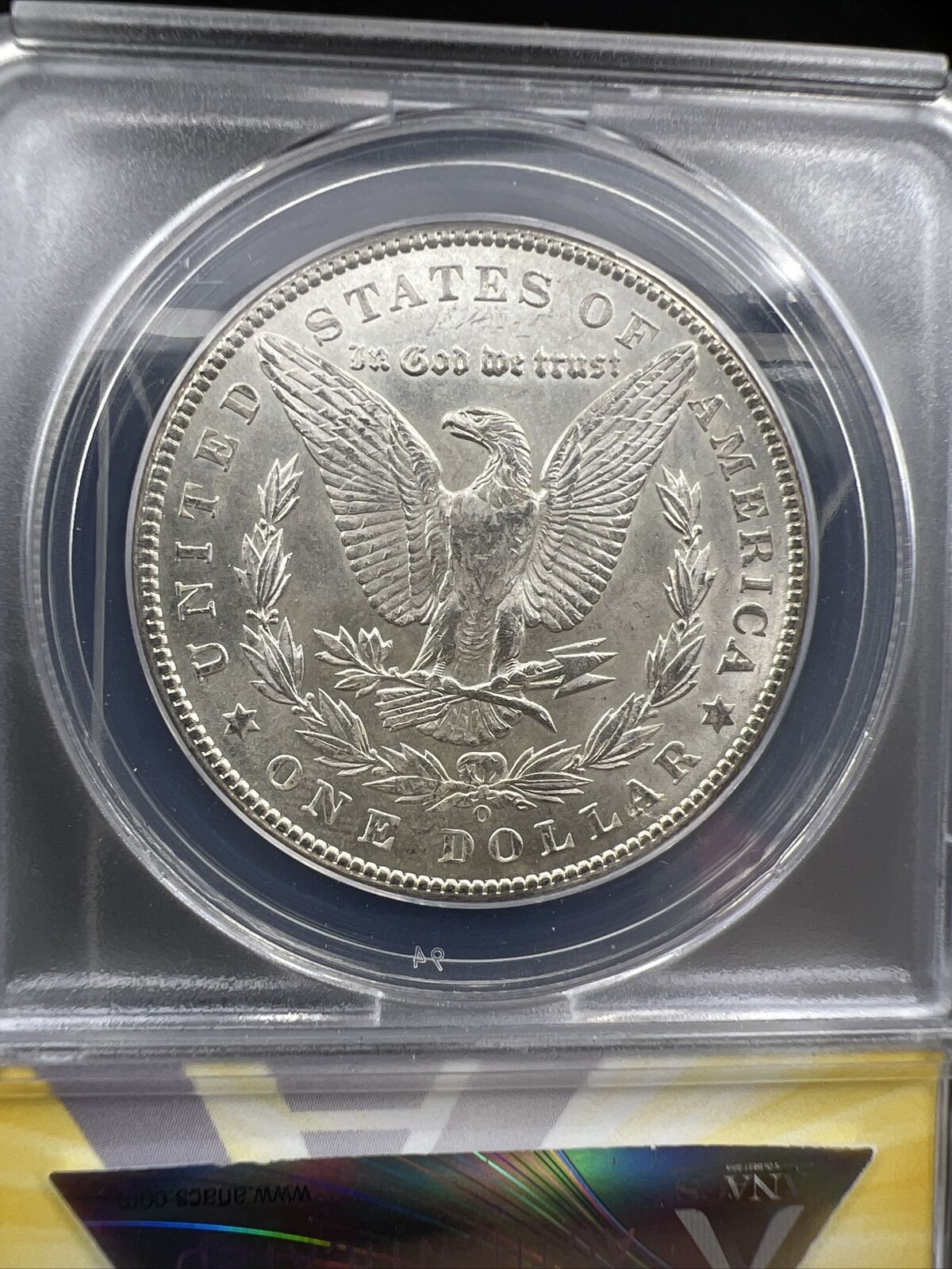 1902 O $1 Morgan silver Dollar Coin Choice BU UNC ANACS MS63 graded