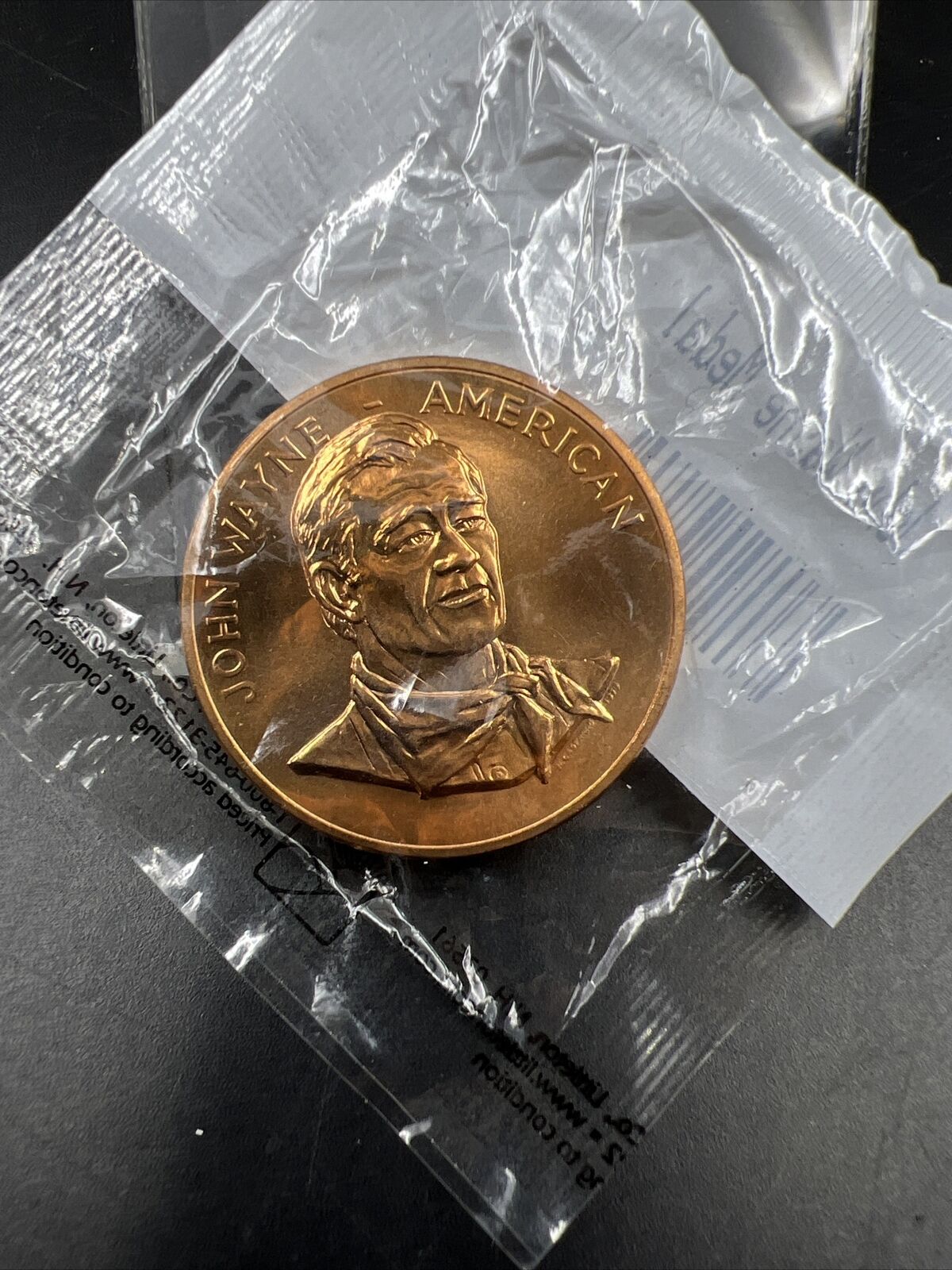 John Wayne American US Mint Bronze Medal Gem UNC