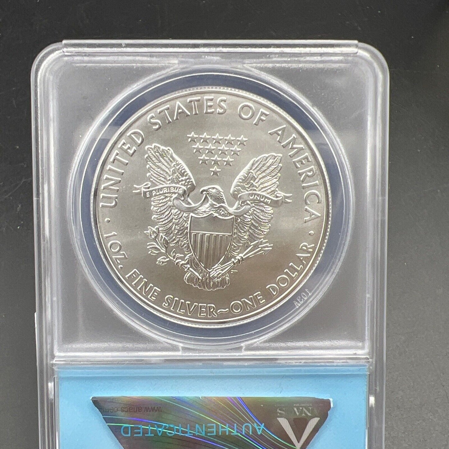 2014 1 oz American Silver Eagle $1 ANACS Certified MS70