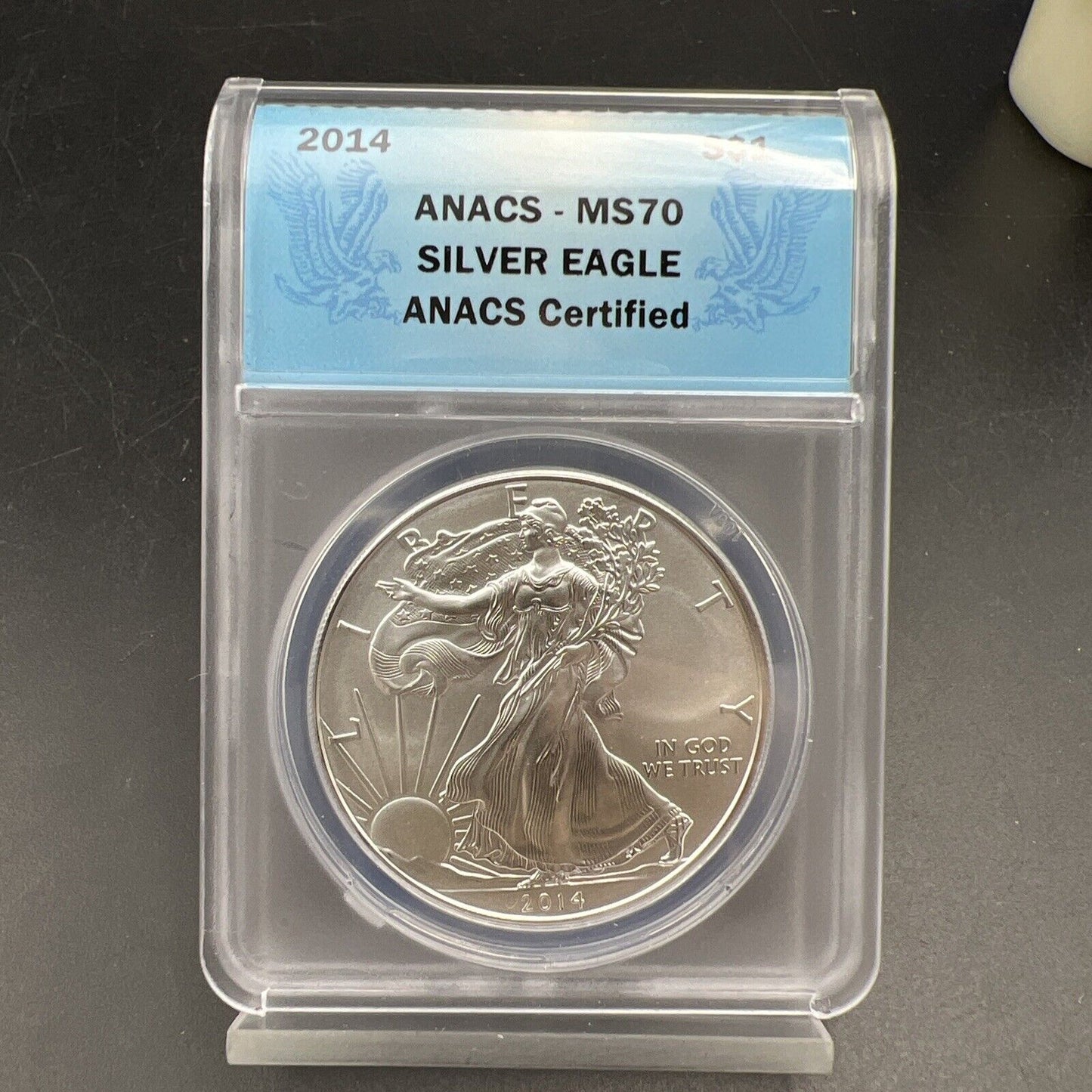 2014 1 oz American Silver Eagle $1 ANACS Certified MS70