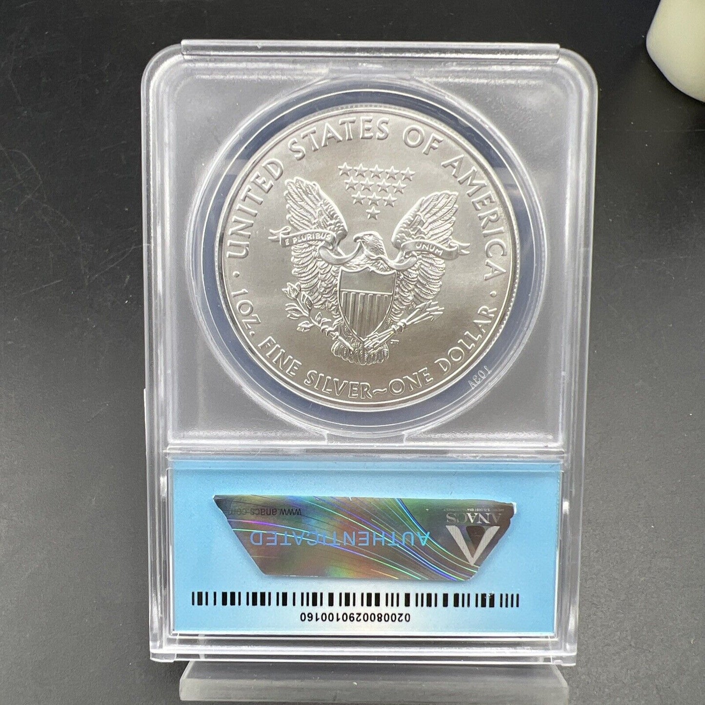 2014 1 oz American Silver Eagle $1 ANACS Certified MS70