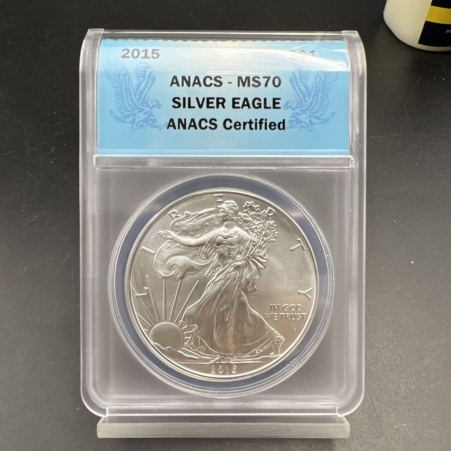 2015 1 oz American Silver Eagle $1 ANACS Certified MS70