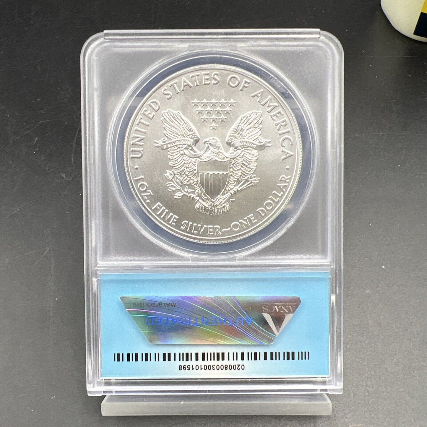 2015 1 oz American Silver Eagle $1 ANACS Certified MS70