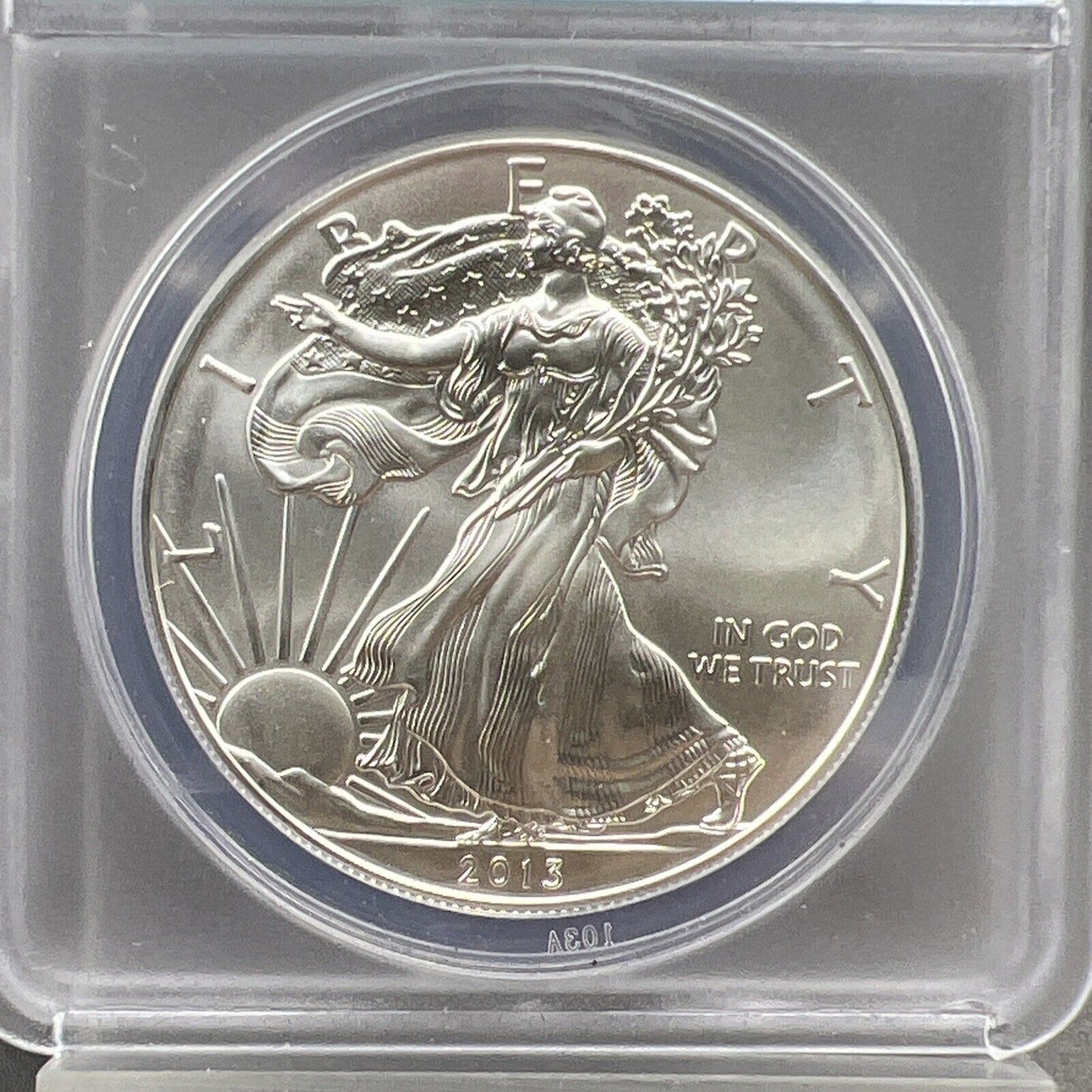 2013 1 oz American Silver Eagle $1 ANACS Certified MS70