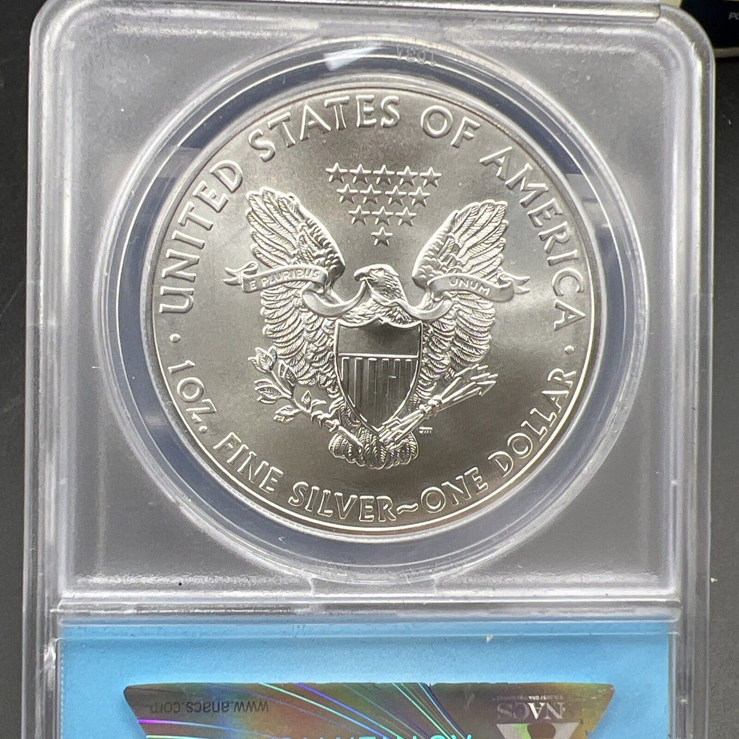 2013 1 oz American Silver Eagle $1 ANACS Certified MS70