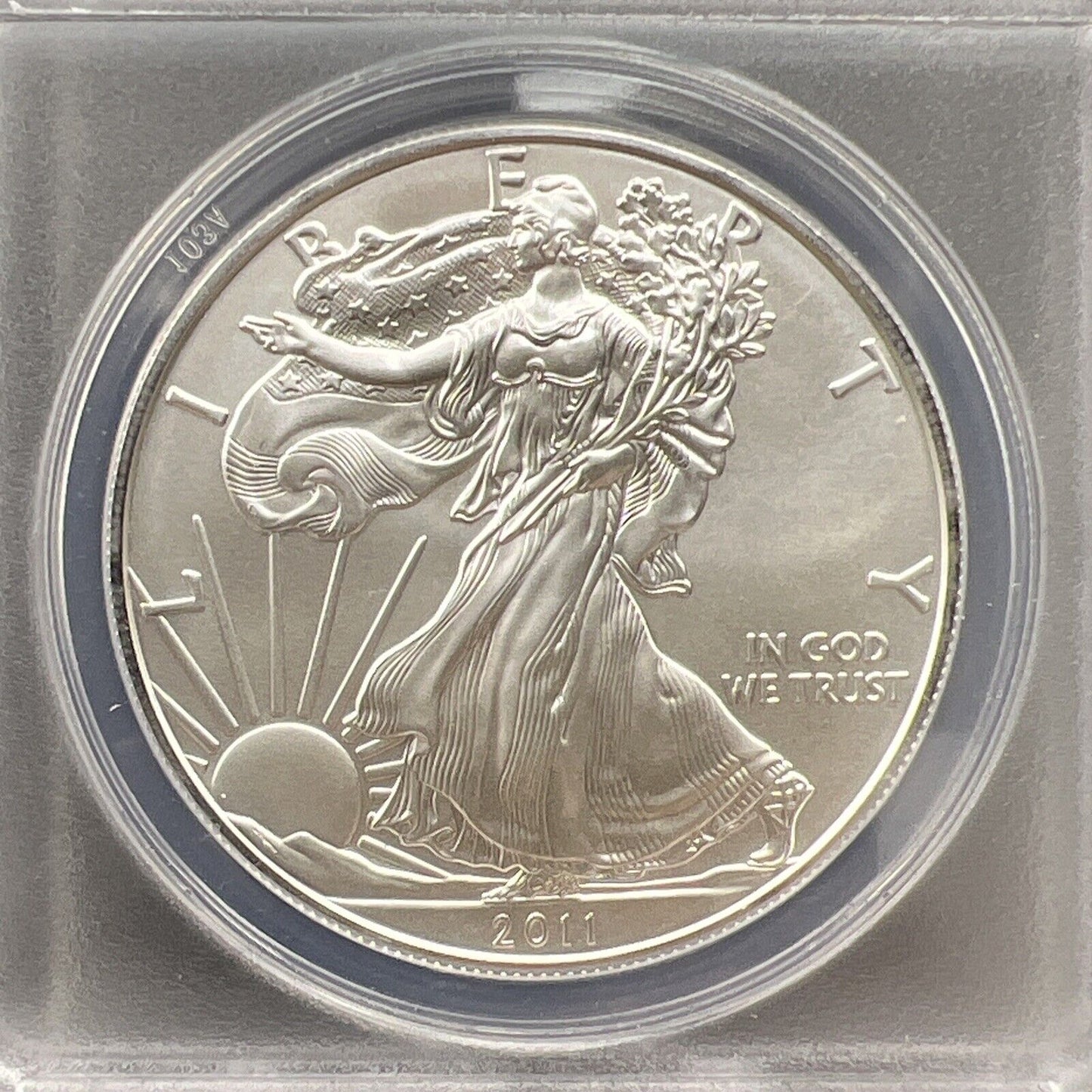 2011 1 oz American Silver Eagle $1 ANACS Certified MS70