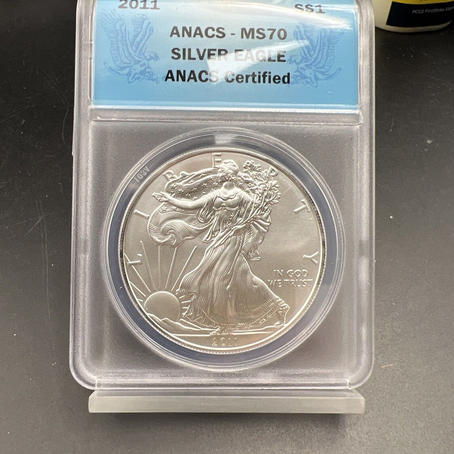 2011 1 oz American Silver Eagle $1 ANACS Certified MS70