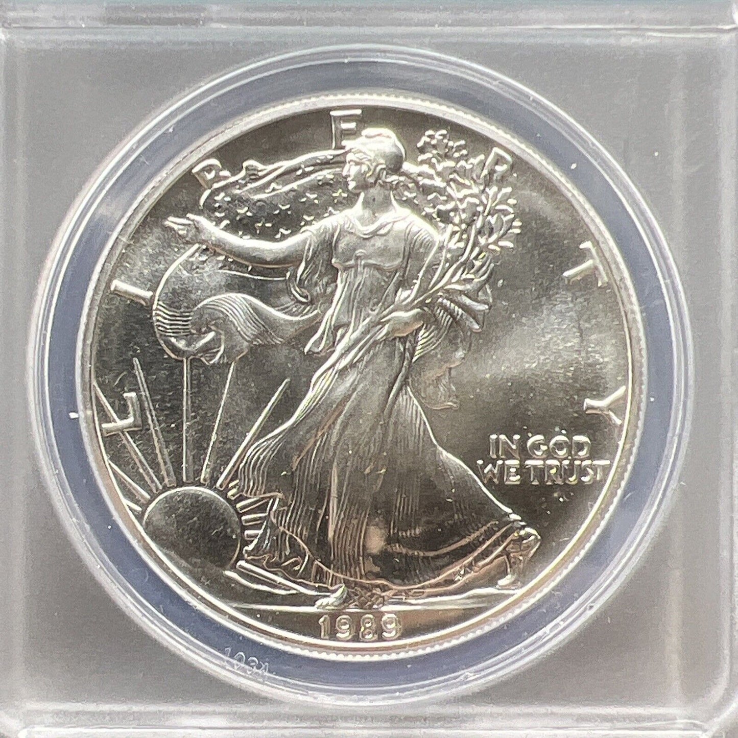 1989 1 oz American Silver Eagle $1 ANACS Certified MS69