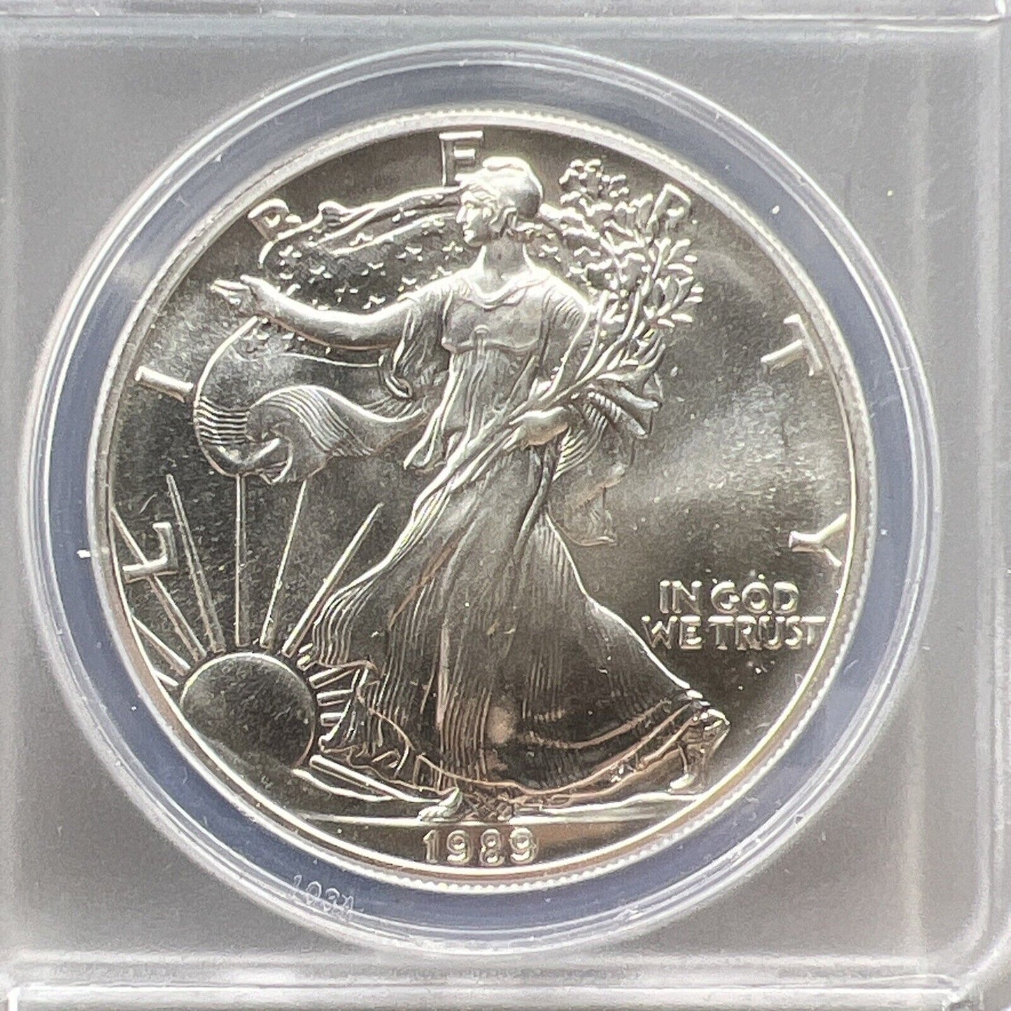 1989 1 oz American Silver Eagle $1 ANACS Certified MS69