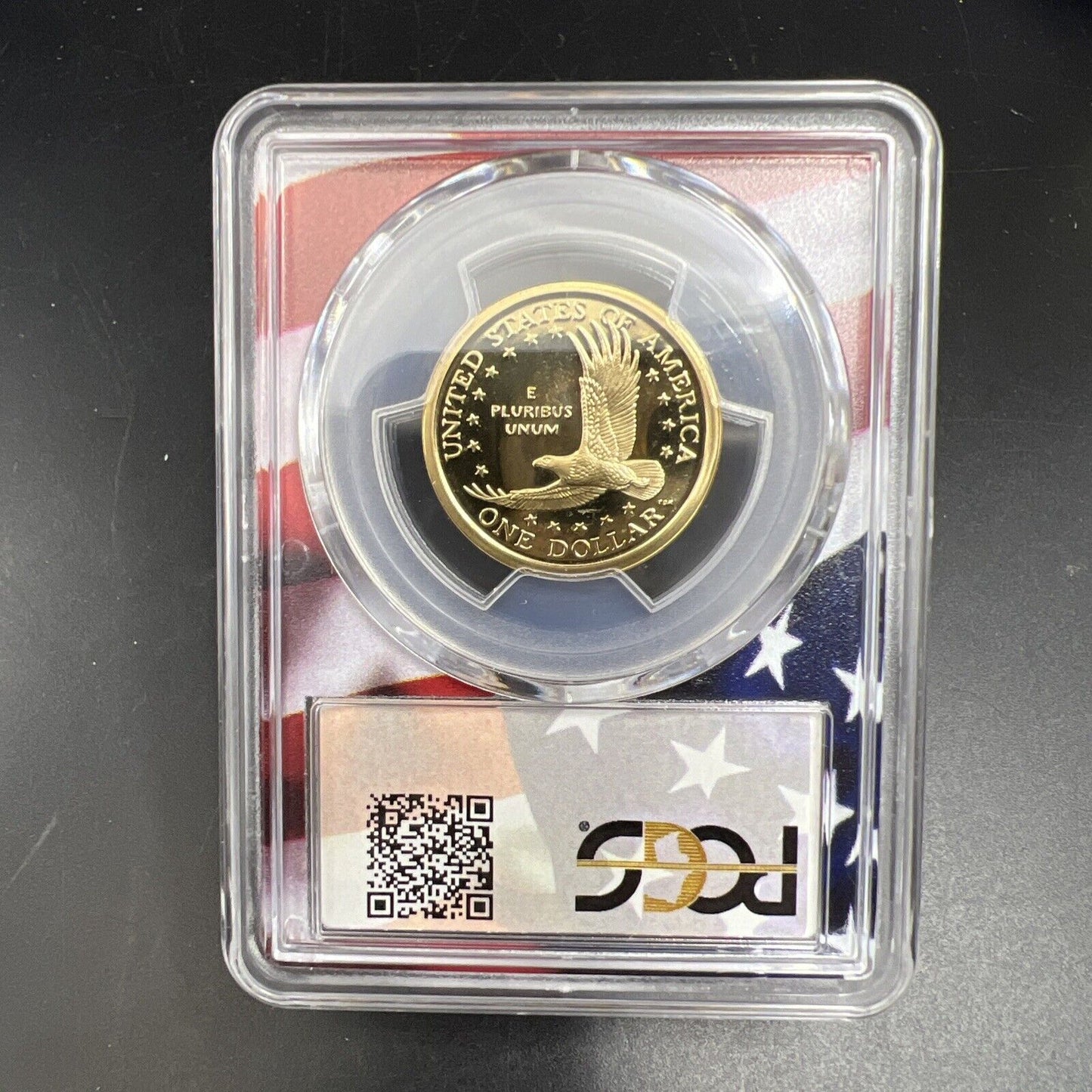 2006 S Sacagawea Native Dollar PCGS PR69 DCAM USA Flag Holder