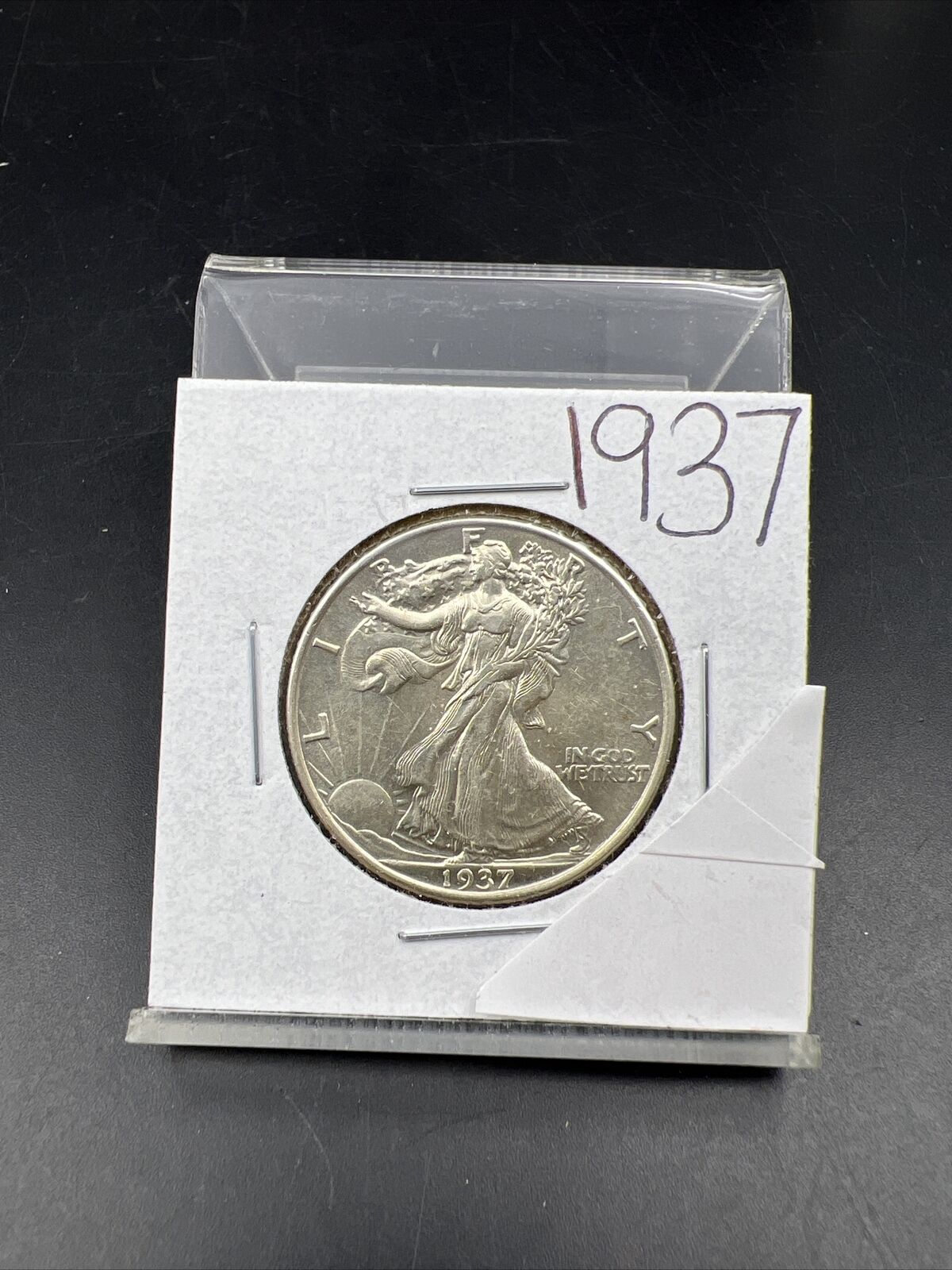 1937 P 50c Walking Liberty Silver Half Dollar UNC Uncirculated