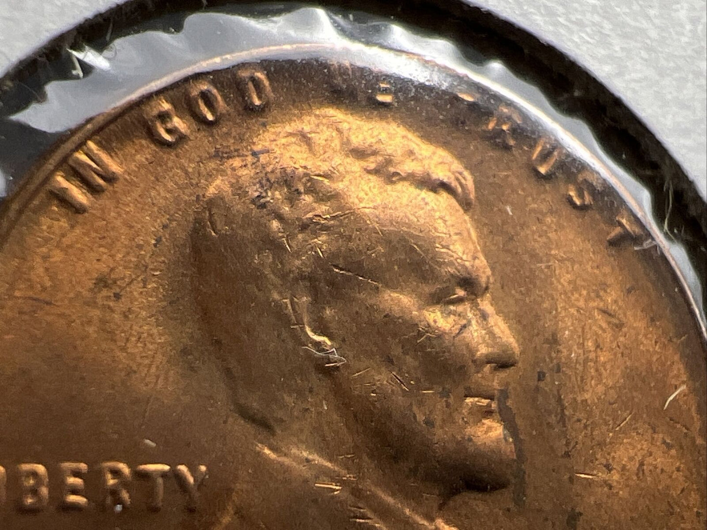 1955 P 1c Lincoln Wheat Cent Penny Coin Poor Man Strike Double Die BU RB #J2024