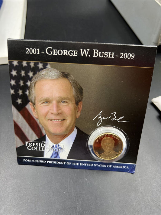 George W Bush Presidential Collection Medal in RNC Display Packet