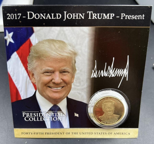 Donald J Trump Presidential Collection Medal in RNC Display Packet