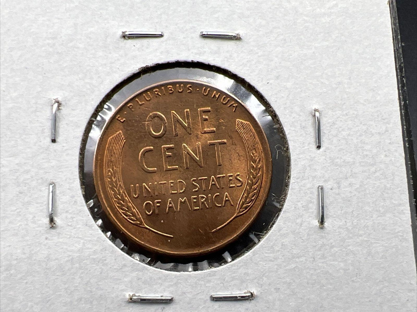 1955 P 1c Lincoln Wheat Cent Penny Coin Poor Man Strike Double Die BU RB #L2024