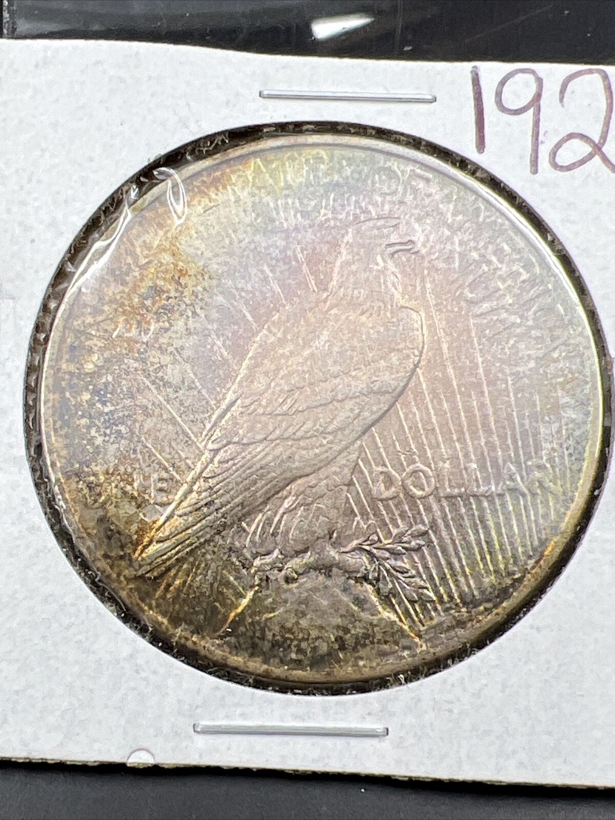 1922 P $1 Peace Silver Dollar Coin Choice VF / XF Neat Toning Reverse