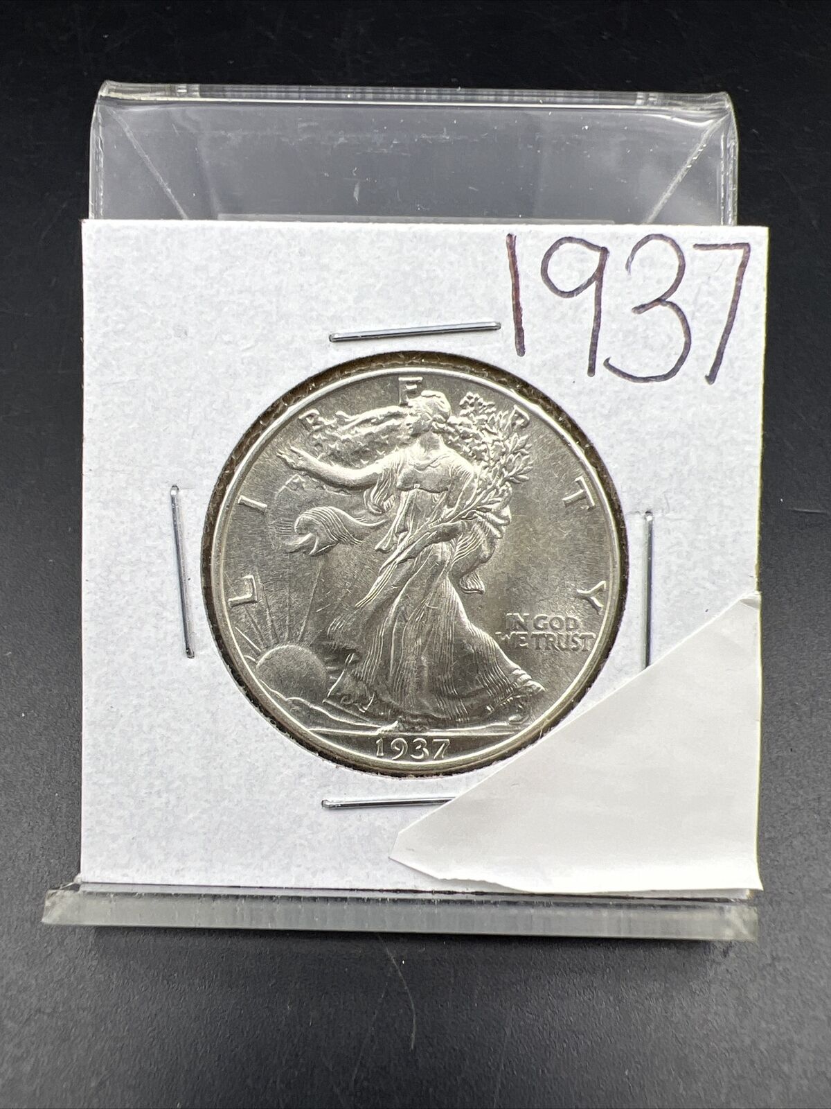 1937 P 50C Walking Liberty Half Dollar Choice BU UNC Uncirculated