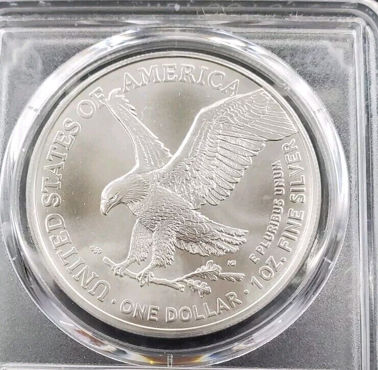 2021 W 1 oz ASE American Silver Eagle PCG MS69 First Strike- Type 2