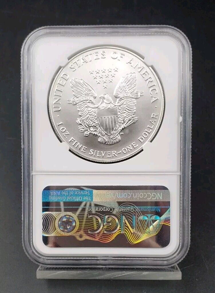 1993 1 OZ American Silver Eagle ASE Gem BU Uncirculated NGC Certified