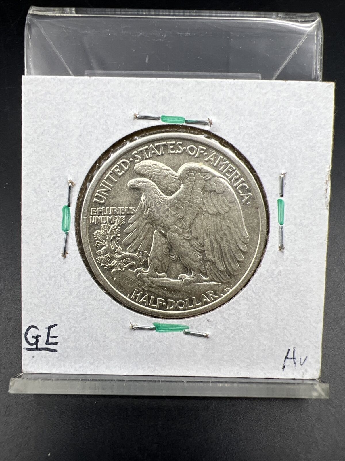 1937 P 50C Walking Liberty Half Dollar AU Details Circ #HAU