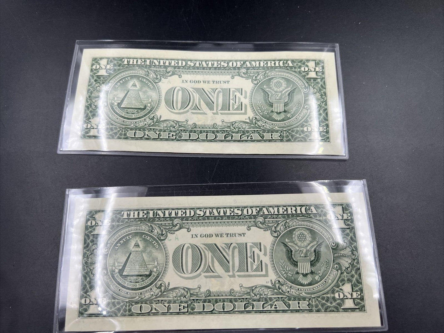 2003 $1 FRN UNC with John Kerry and George Bush pictures 2004 Election Themed