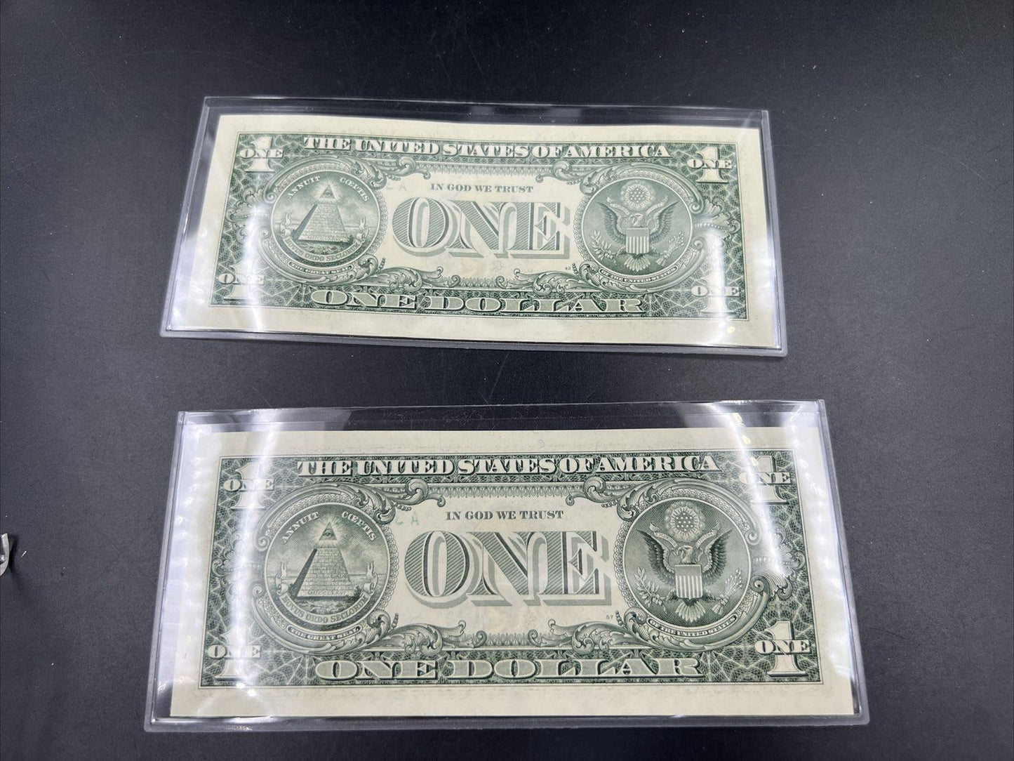 2003 $1 FRN UNC with John Kerry and George Bush pictures 2004 Election Themed