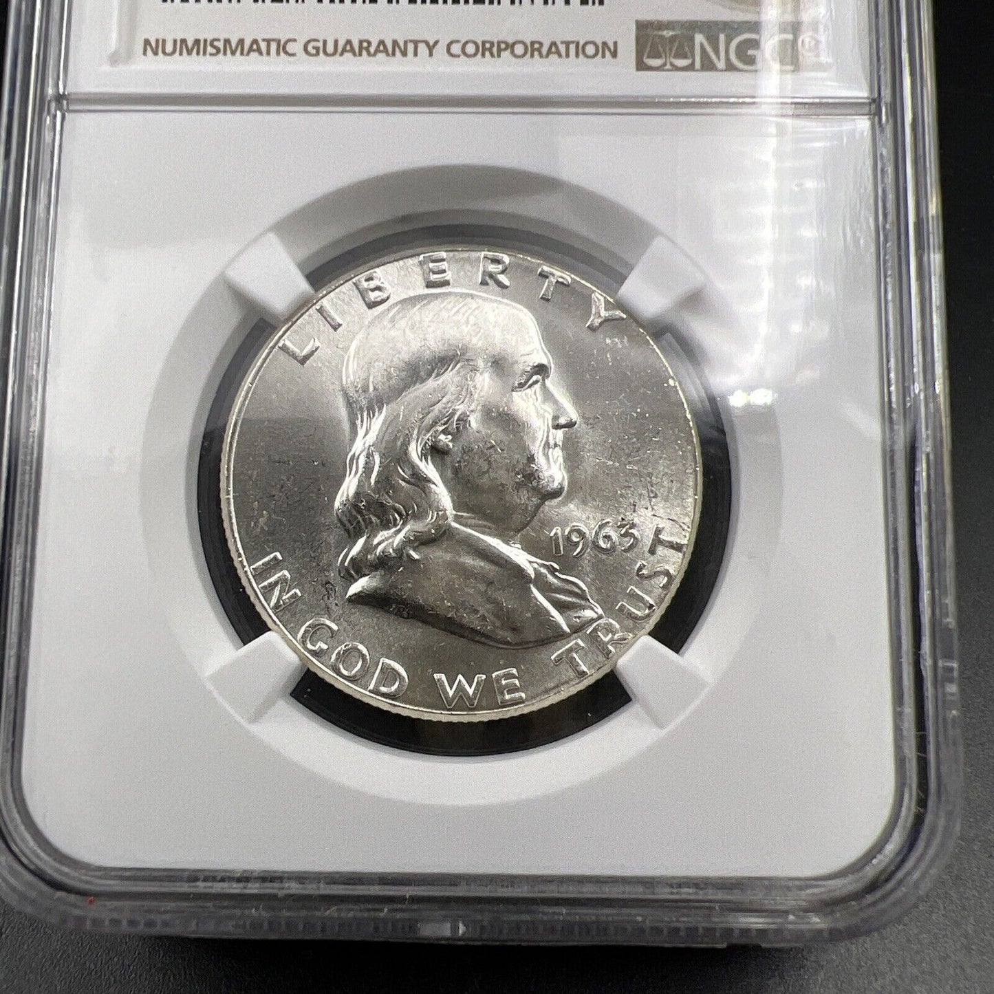 1963 P US Franklin Silver Half Dollar Coin NGC MS64 Choice BU Certified #037