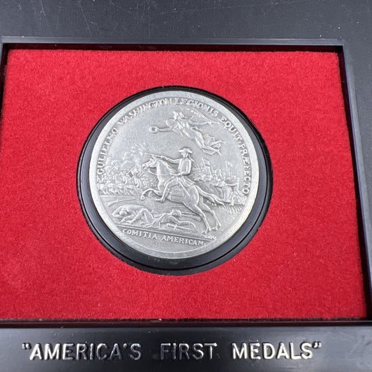 Lt. Col. William Washington Americas First Medals Pewter Medal in Case