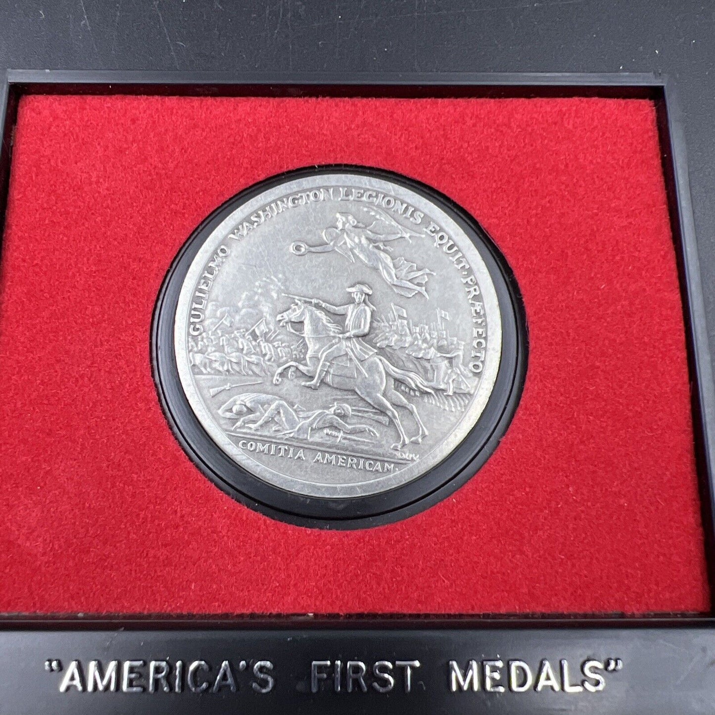 Lt. Col. William Washington Americas First Medals Pewter Medal in Case