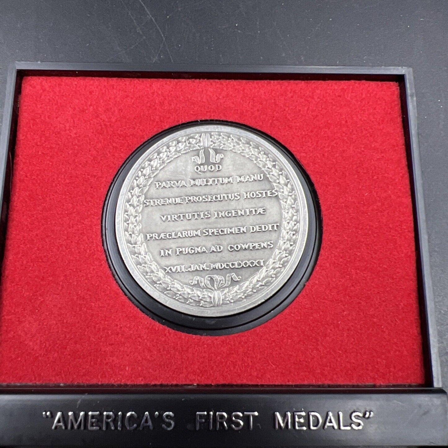 Lt. Col. William Washington Americas First Medals Pewter Medal in Case