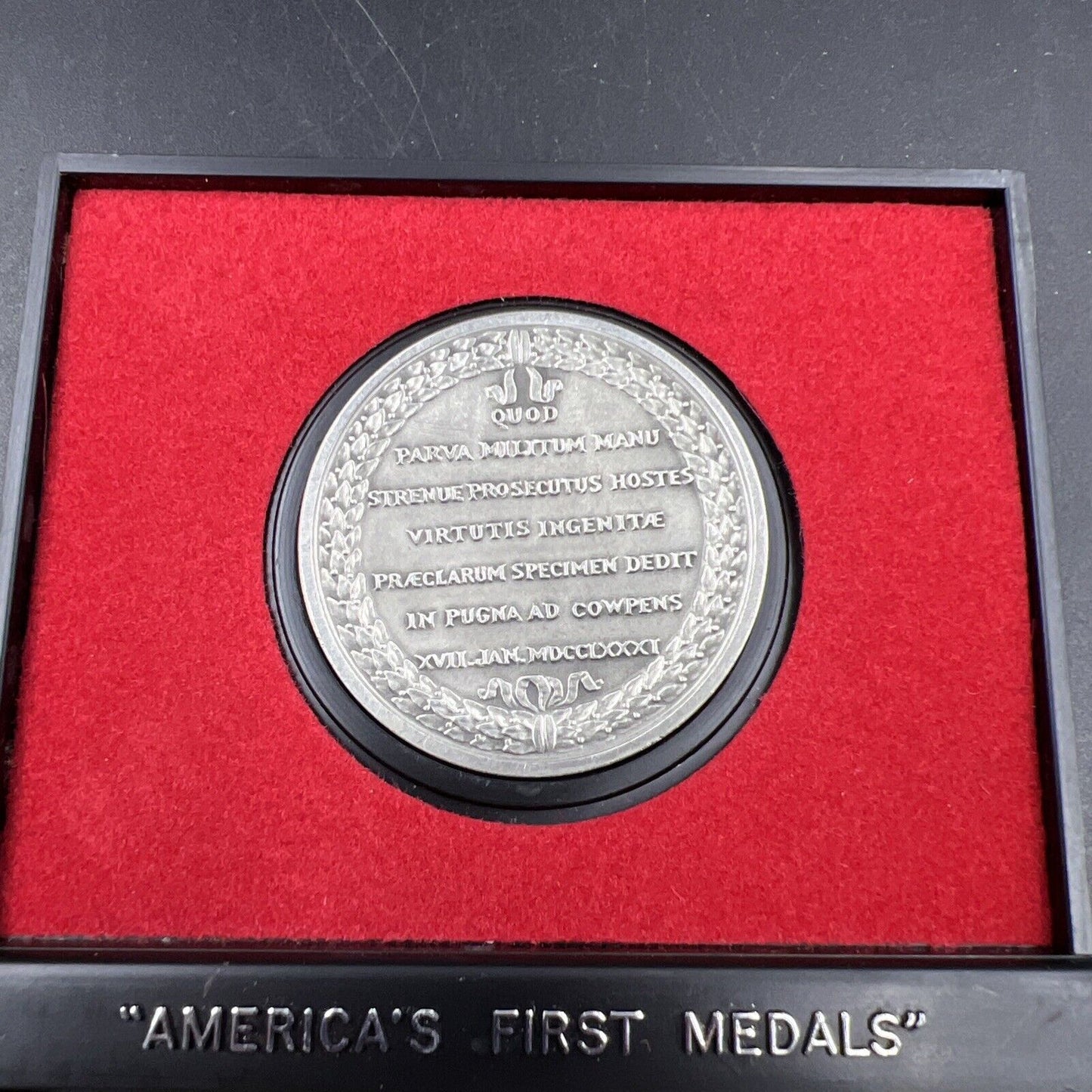 Lt. Col. William Washington Americas First Medals Pewter Medal in Case