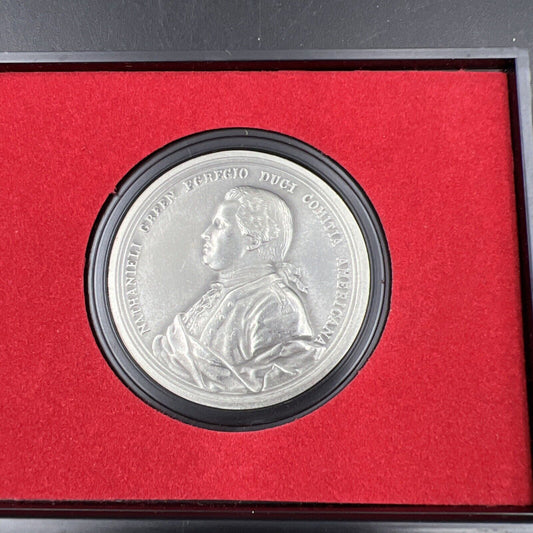 General Nathanial Greene Americas First Medals Pewter Medal in Case