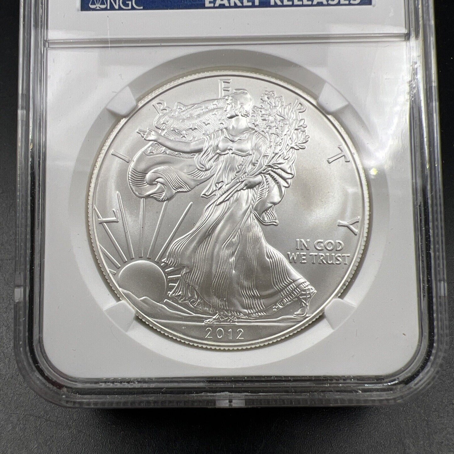 2012 1 oz .999 American Silver Eagle Coin NGC Certified MS69 Early Releases