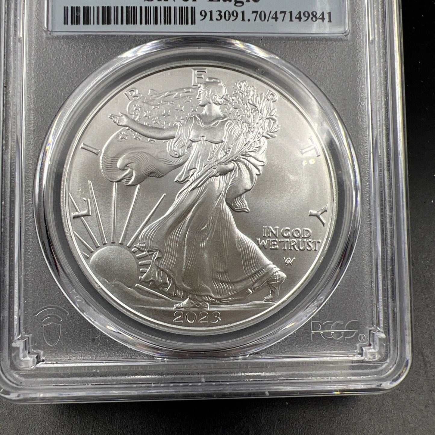 2023 1 Oz ASE American Silver Eagle Coin PCGS MS70 First Strike #841