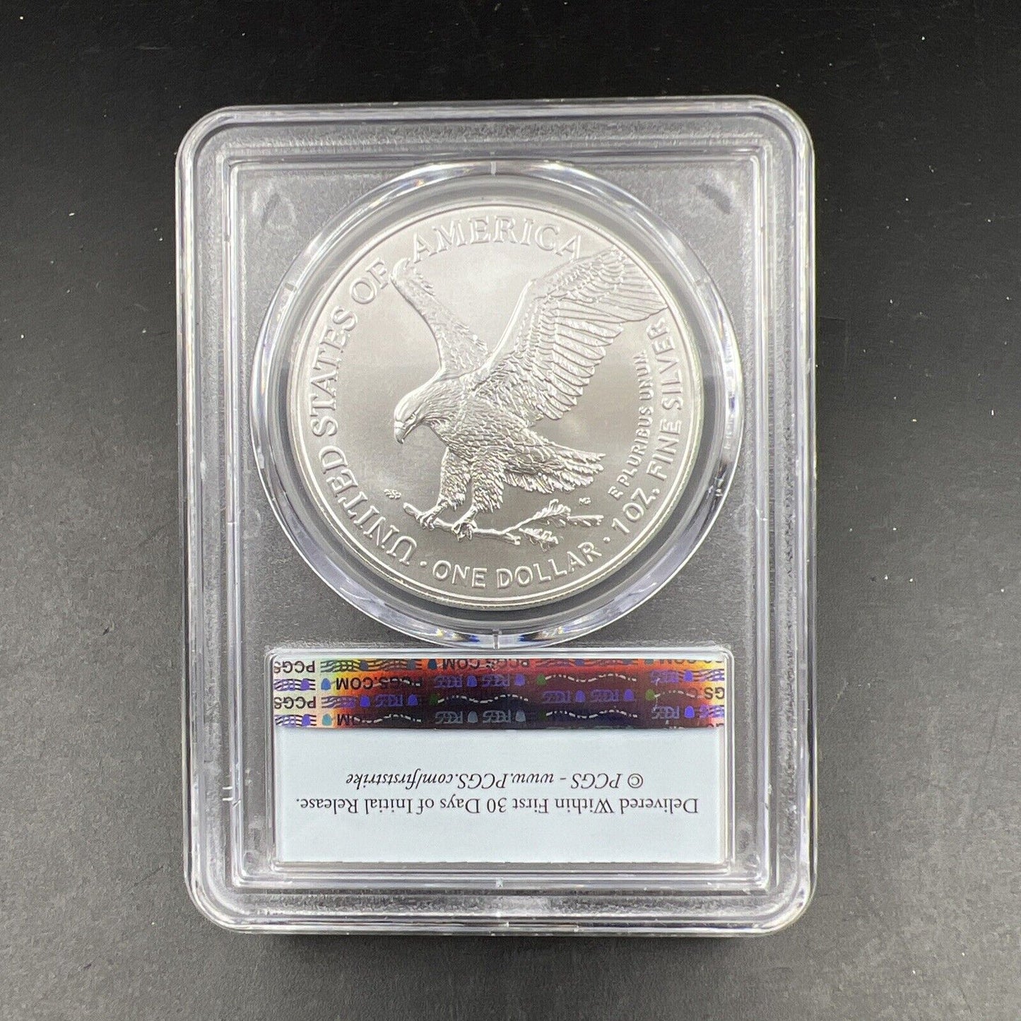 2023 1 Oz ASE American Silver Eagle Coin PCGS MS70 First Strike #841