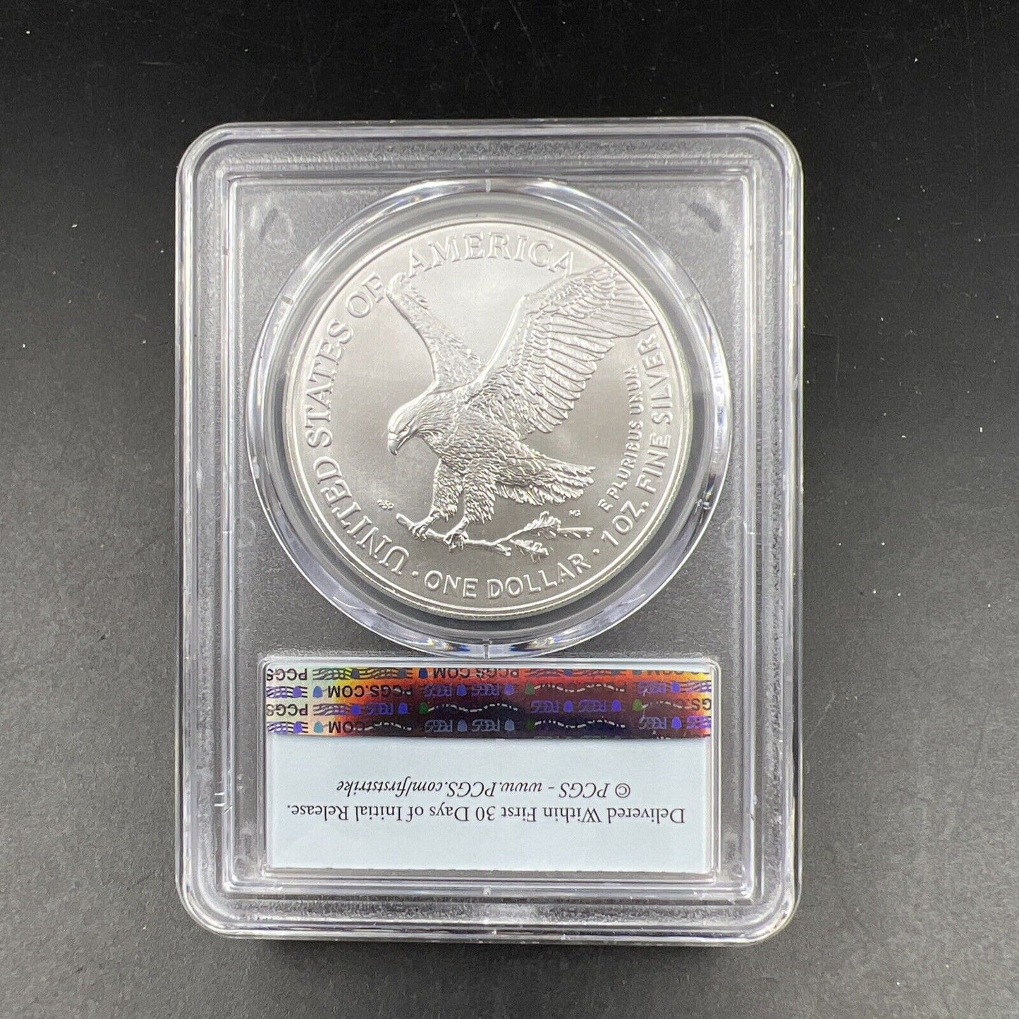 2023 1 Oz ASE American Silver Eagle Coin PCGS MS70 First Strike #841