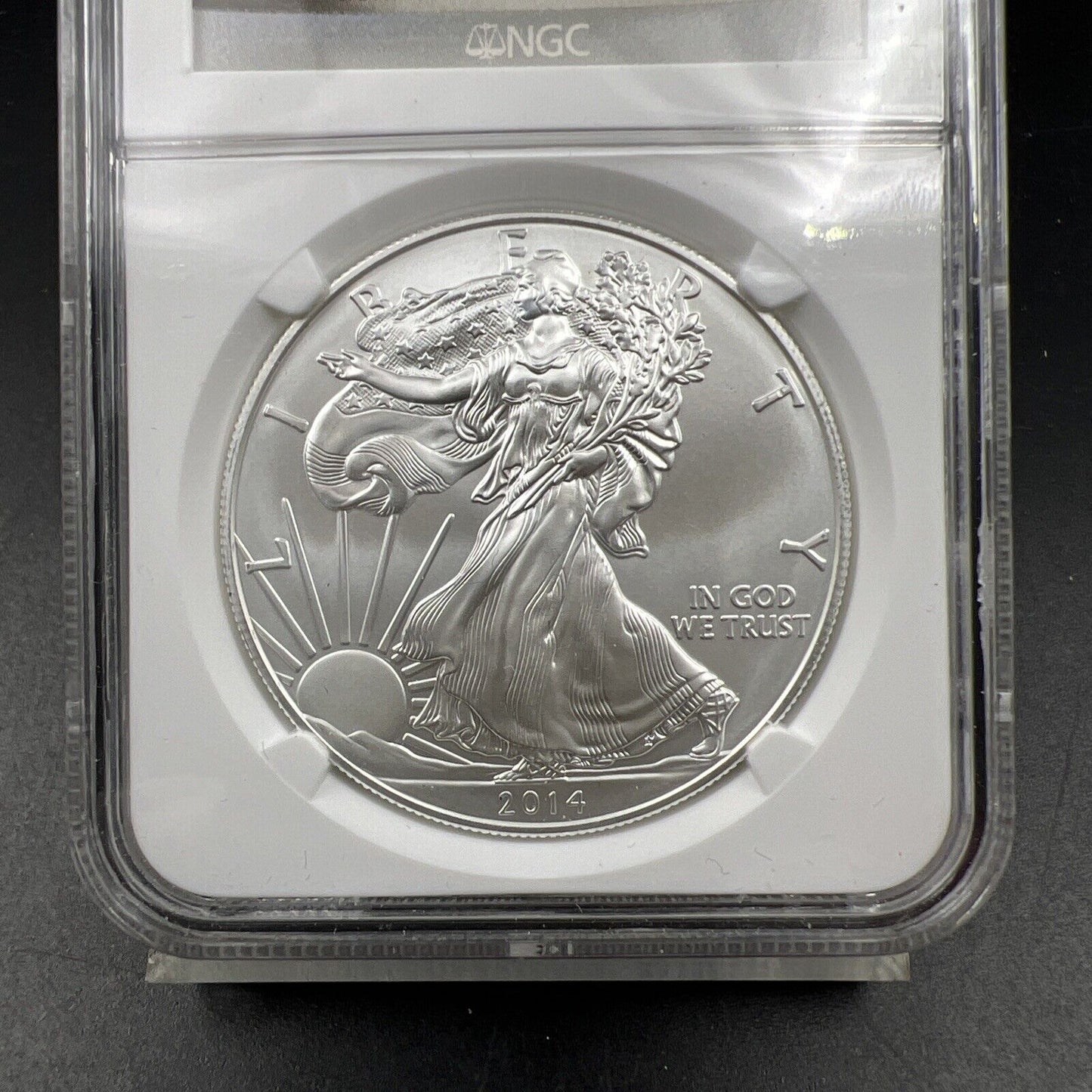 2014 1 oz .999 American Silver Eagle Coin NGC Certified MS69 Eagle Holder #63