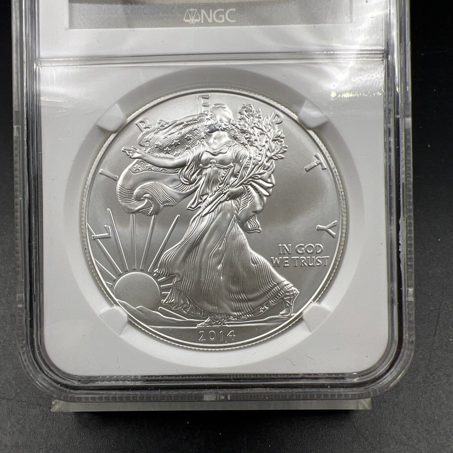 2014 1 oz .999 American Silver Eagle Coin NGC Certified MS69 Eagle Holder #63