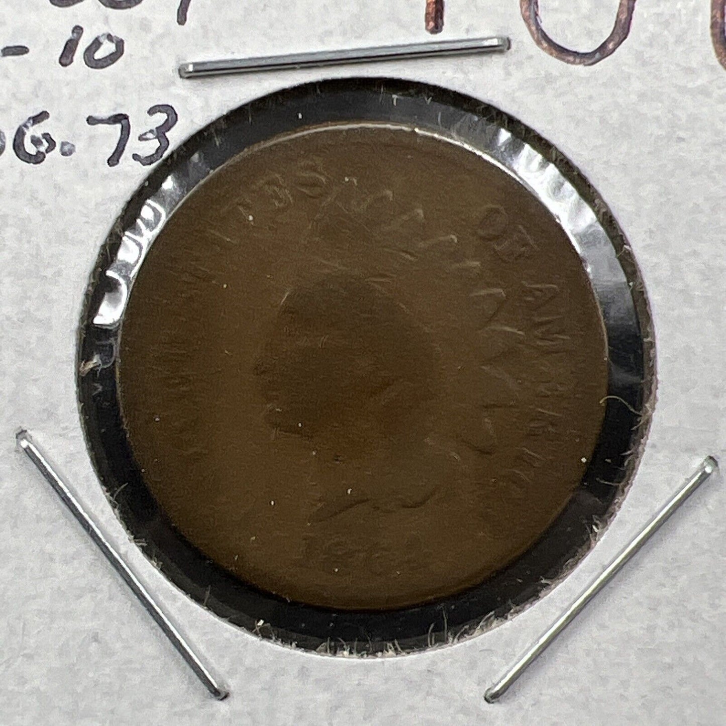 1864 1c Indian Cent L on Ribbon FS-2306 (006.73) RPD Variety Choice AG Circ