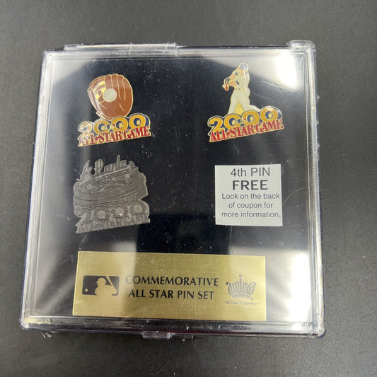 2000 MLB All Star Game Commemorative Pin Set ~ Limited Edition ~ New ~ Unopened