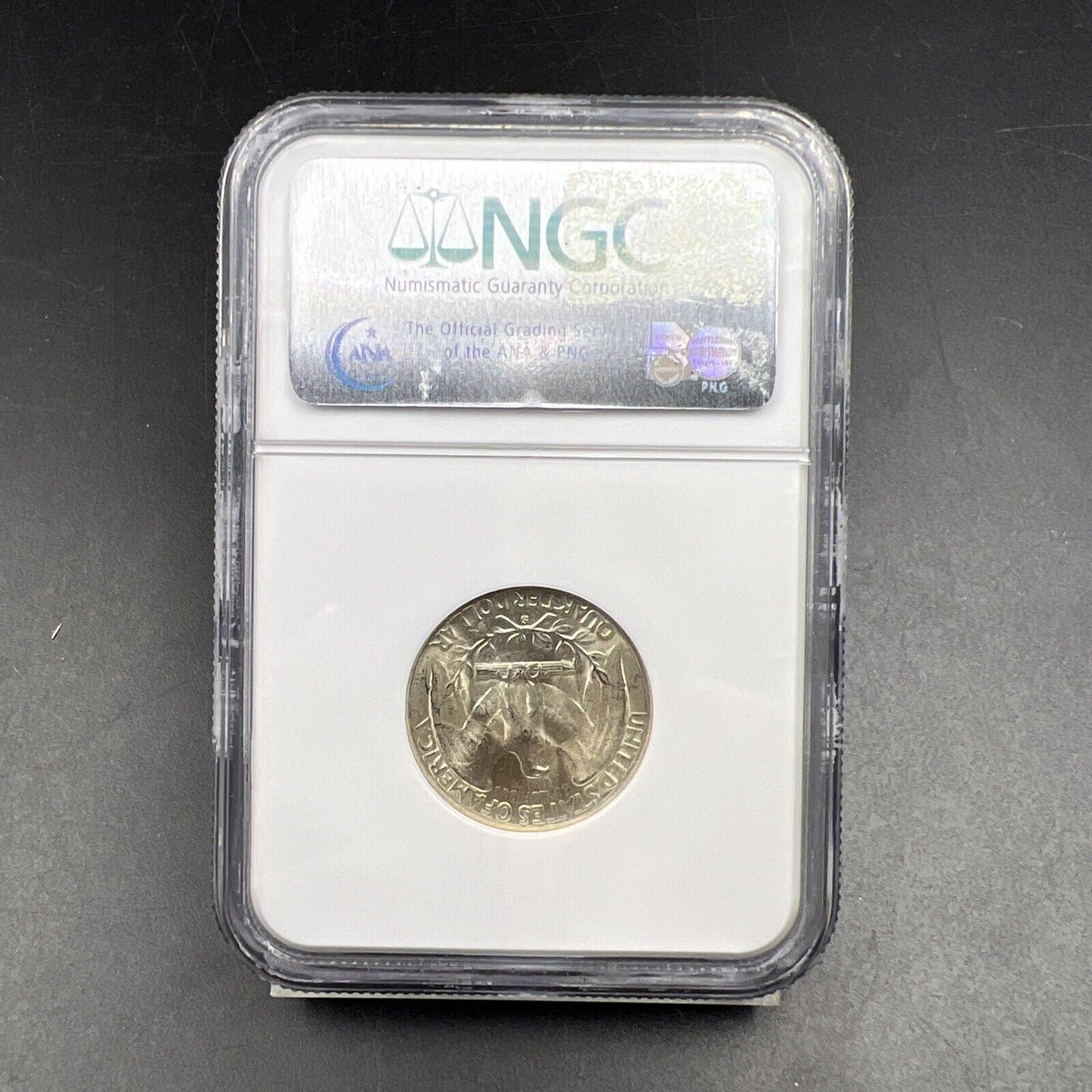 1953 S 25C Washington Quarter Silver Coin NGC MS65 Gem BU Unc Certified