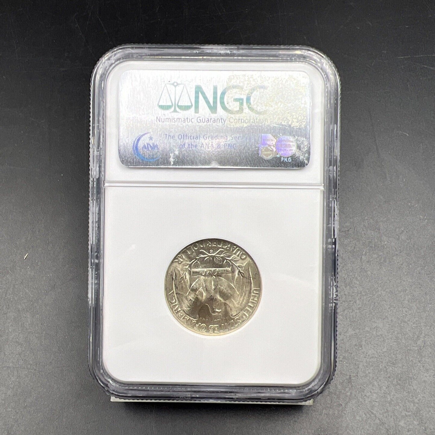 1953 S 25C Washington Quarter Silver Coin NGC MS65 Gem BU Unc Certified