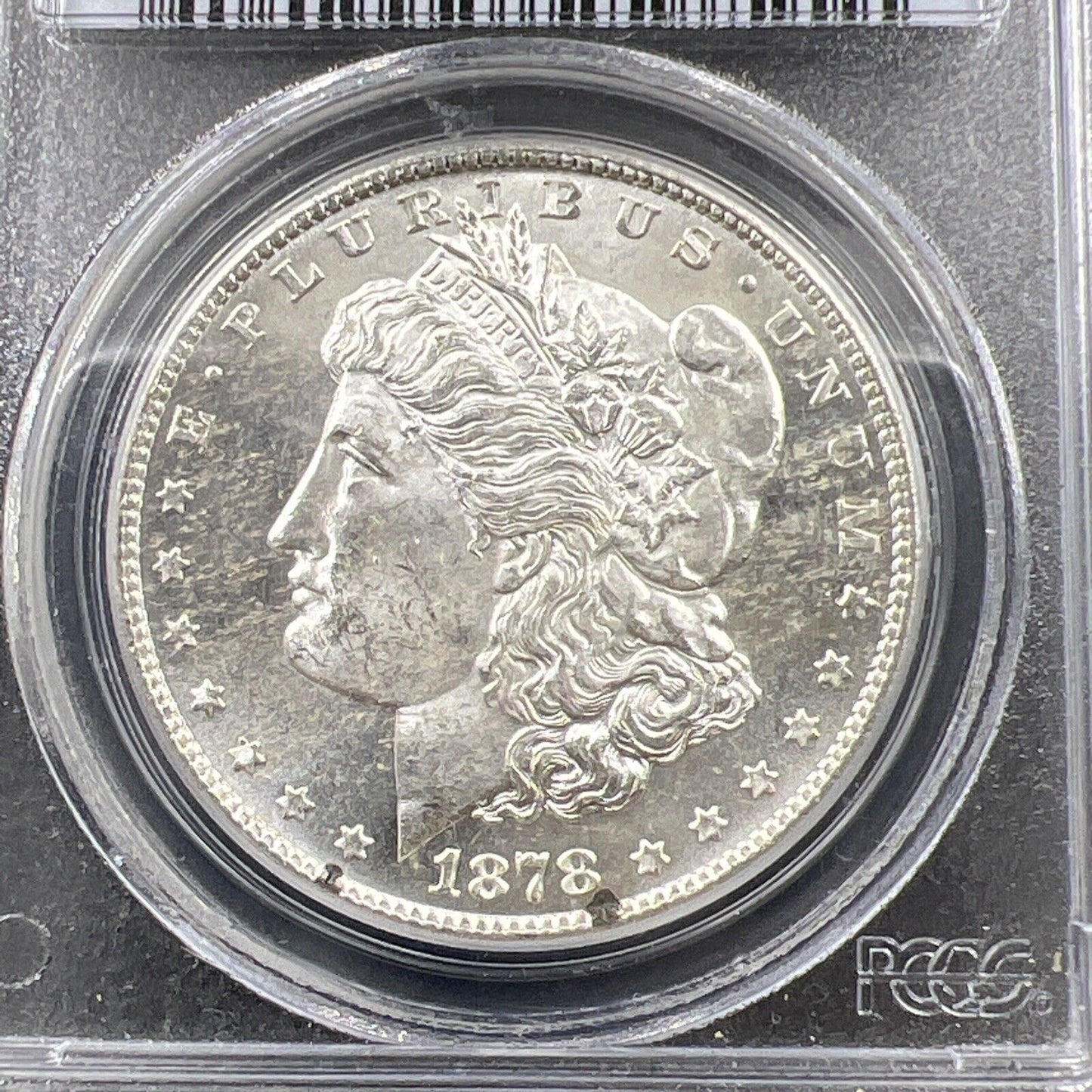 1878 S $1 Morgan Eagle Silver Dollar Coin PCGS MS64 Choice BU Certified