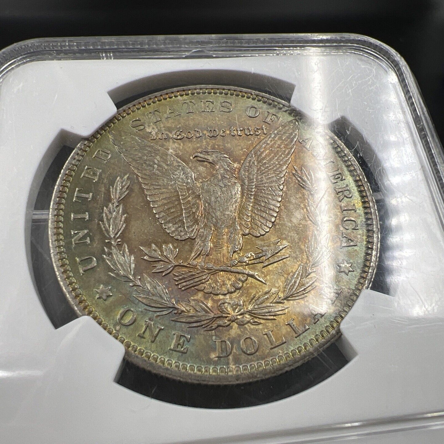 1896 P $1 Morgan Silver Dollar Coin NGC MS63 Nice Toning Toner