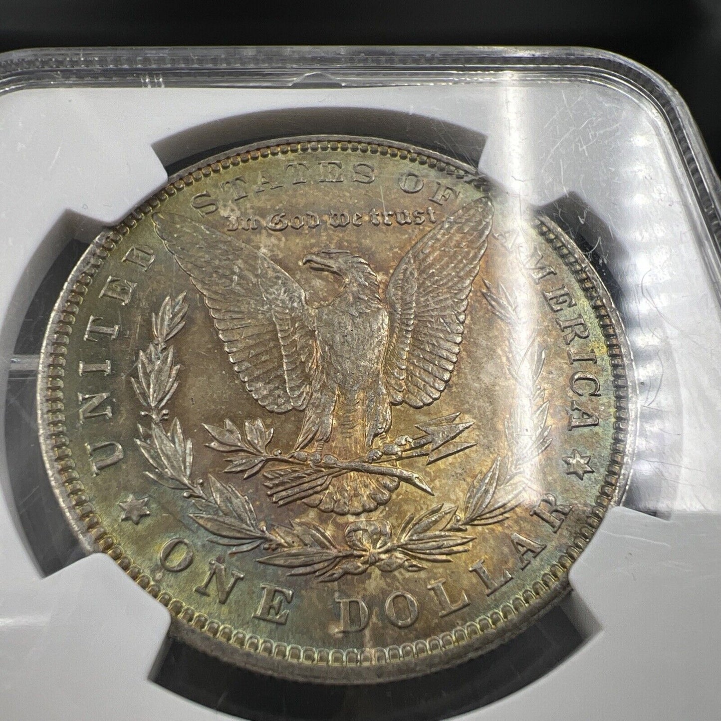 1896 P $1 Morgan Silver Dollar Coin NGC MS63 Nice Toning Toner