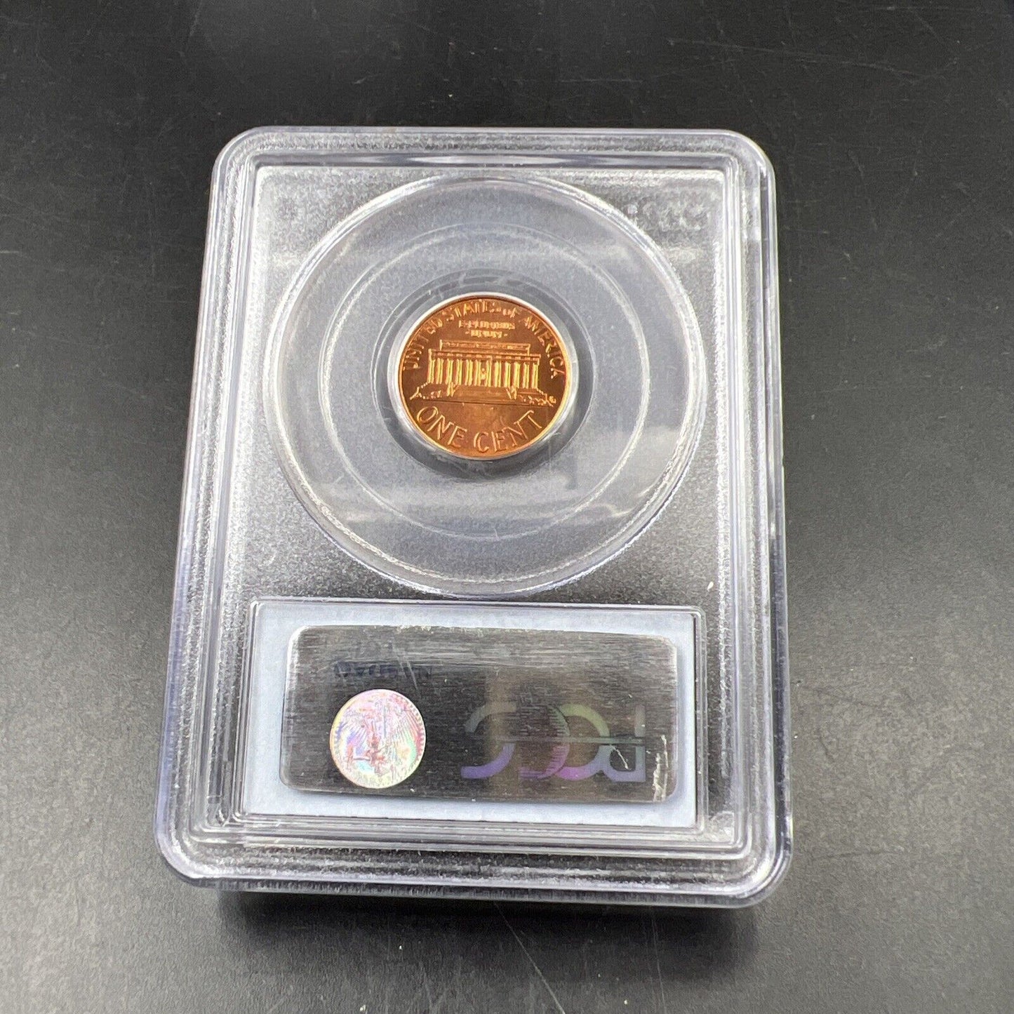 1996 D Lincoln Memorial Cent Penny Coin PCGS MS67 RD Gem BU Certified #837