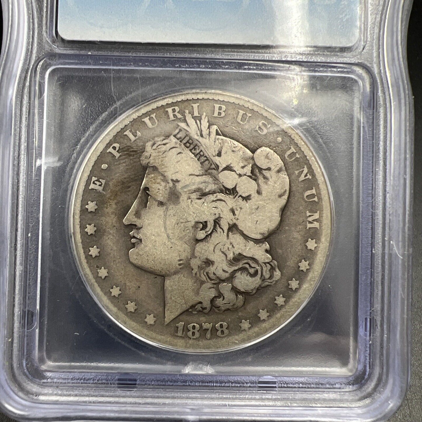 1878 CC $1 Morgan Silver Dollar Coin G4 ICG Certified Good Circ