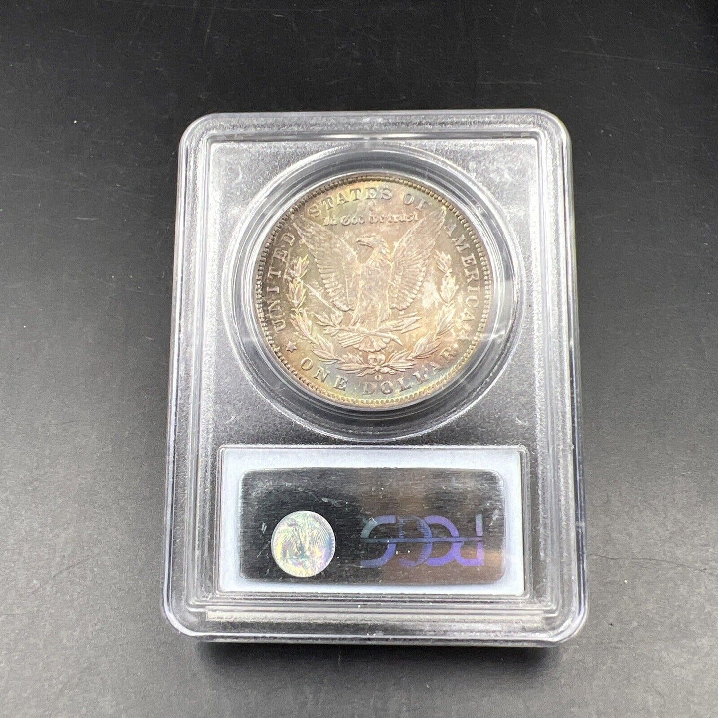 1900 O $1 Morgan Silver Dollar Coin PCGS MS65 PQ Toning Toner