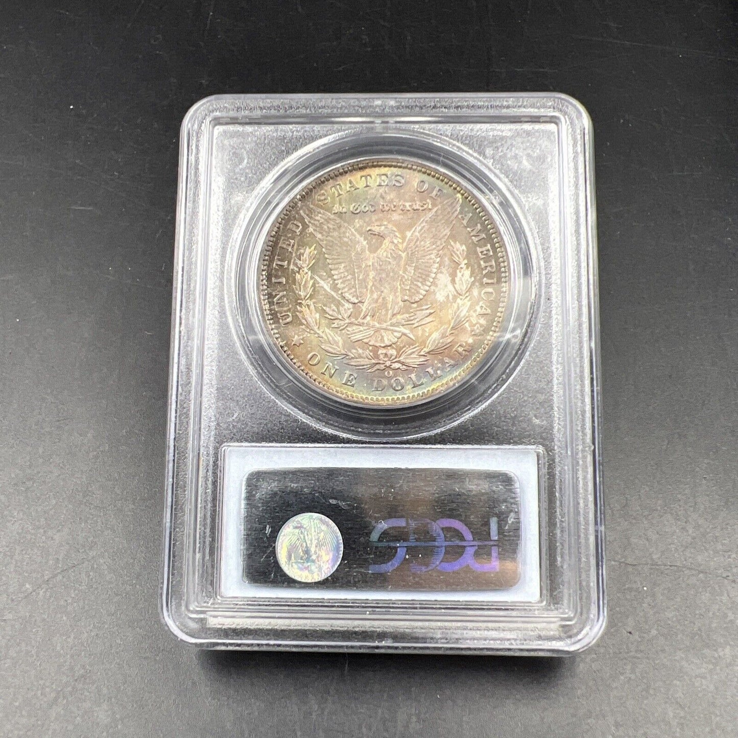 1900 O $1 Morgan Silver Dollar Coin PCGS MS65 PQ Toning Toner